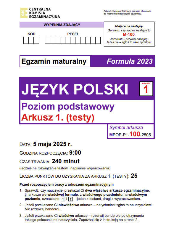 Jak będzie wyglądać arkusz z języka polskiego w 2026 roku
