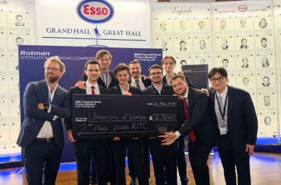 Sukces studentów Wydziału Nauk Ekonomicznych UW w międzynarodowym konkursie