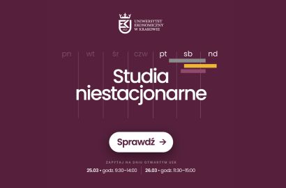 Połącz studia z rozwojem kariery – studia niestacjonarne na UEK