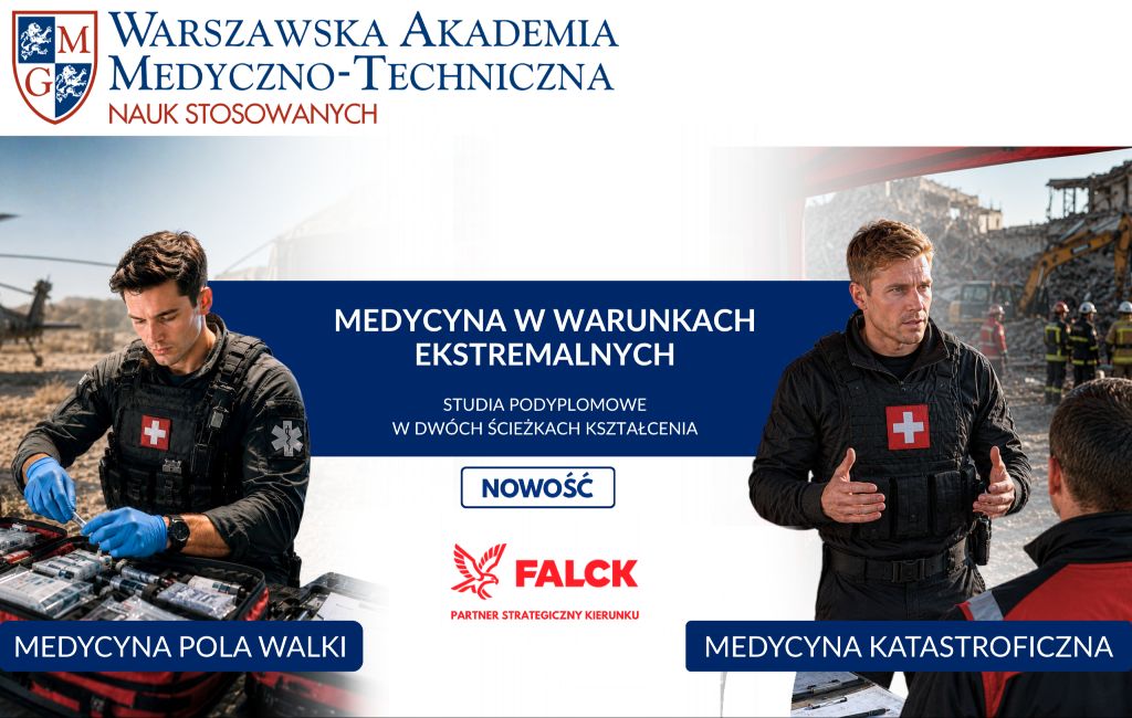 Studia Warszawa - Warszawska Akademia Medyczno-Techniczna Nauk Stosowanych WAMT (Wyższa Szkoła Inżynierii i Zdrowia)