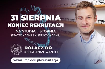 Ostatnie dni rekrutacji na studia II stopnia na Uniwersytecie Medycznym im. Karola Marcinkowskiego w Poznaniu!